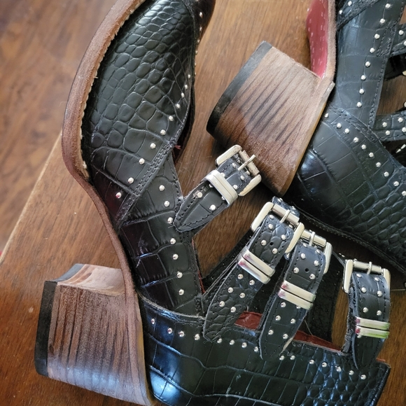 Freebird Felicity, Black Croc.. New, with  box, and protective covers - Picture 5 of 7